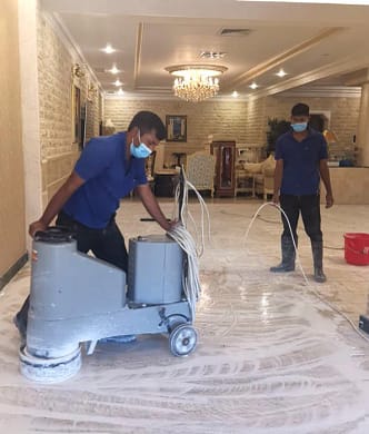 marble-floor-polishing-in-kuwait صور تنظيف منازل